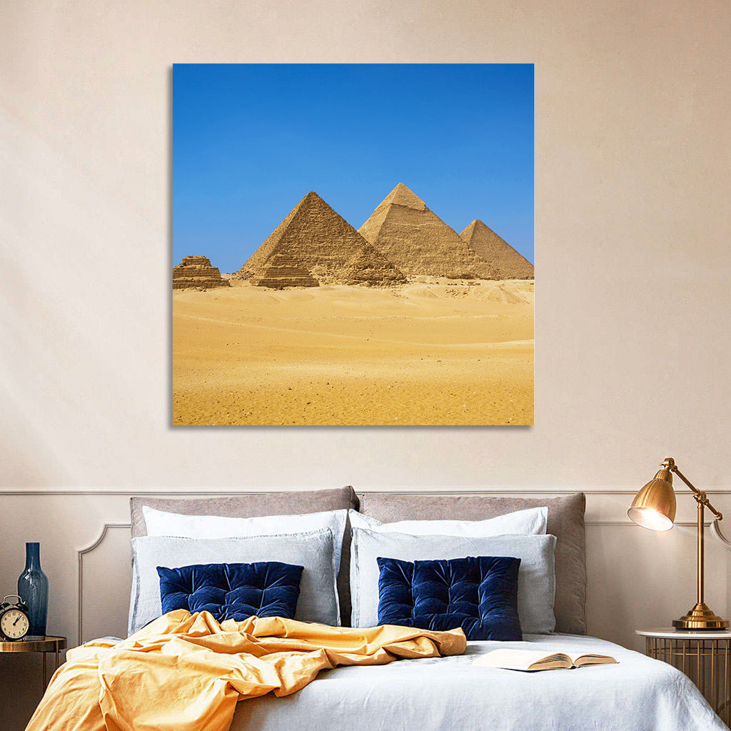 Pyramids of Giza Photograph Wall Art