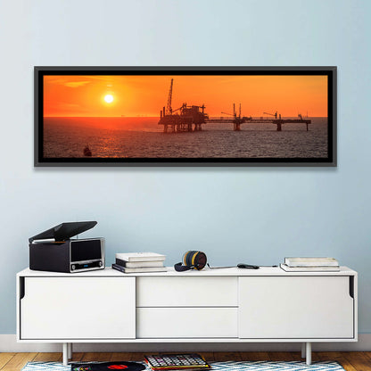 Oil Rig Denmark Wall Art