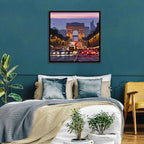 Arc De Triomphe at Twilight Wall Art