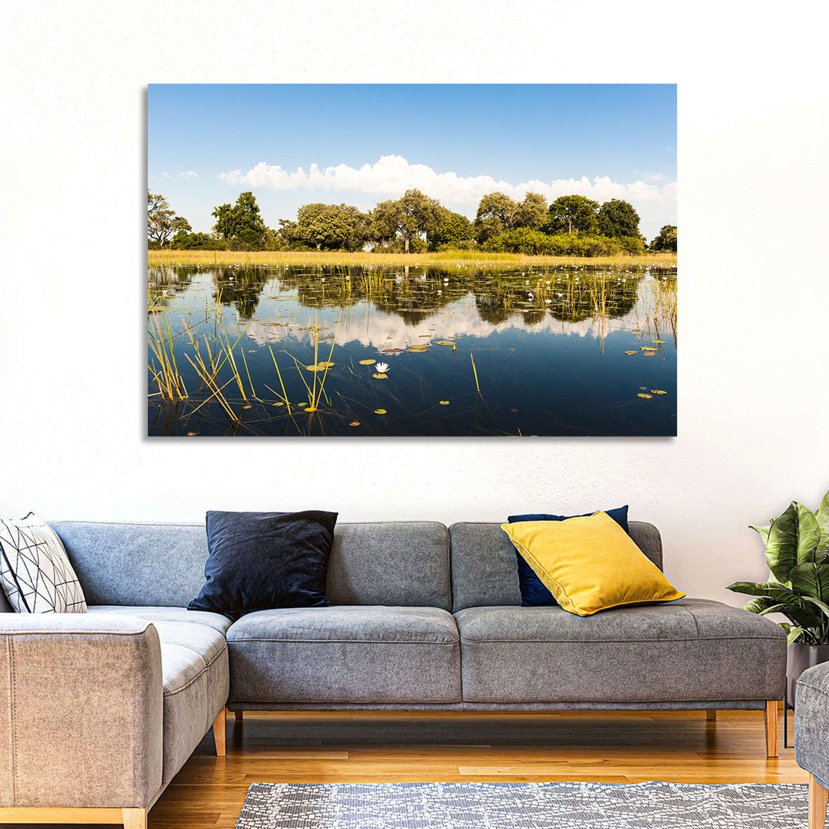 Okavango Delta Waterlilies Wall Art