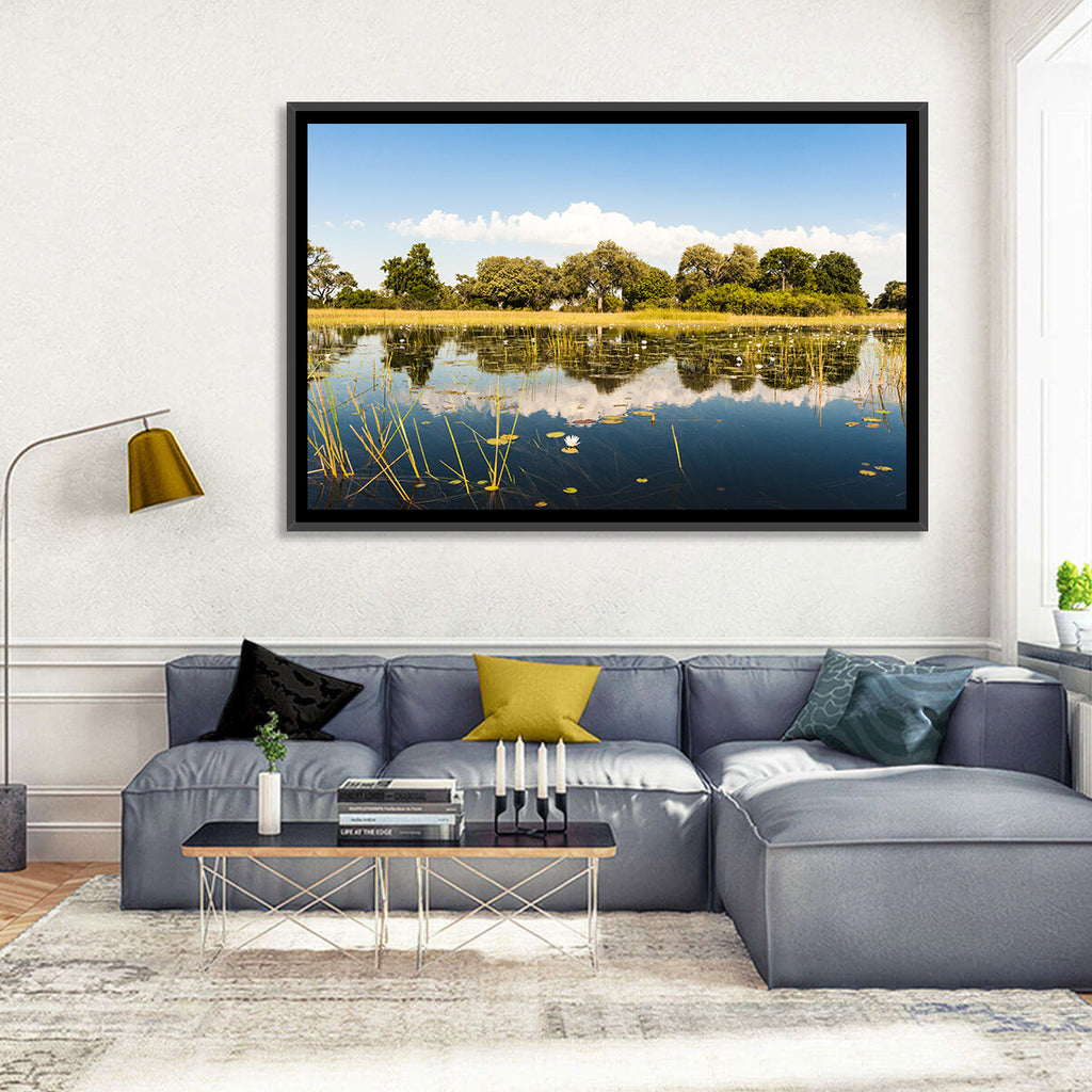 Okavango Delta Waterlilies Wall Art