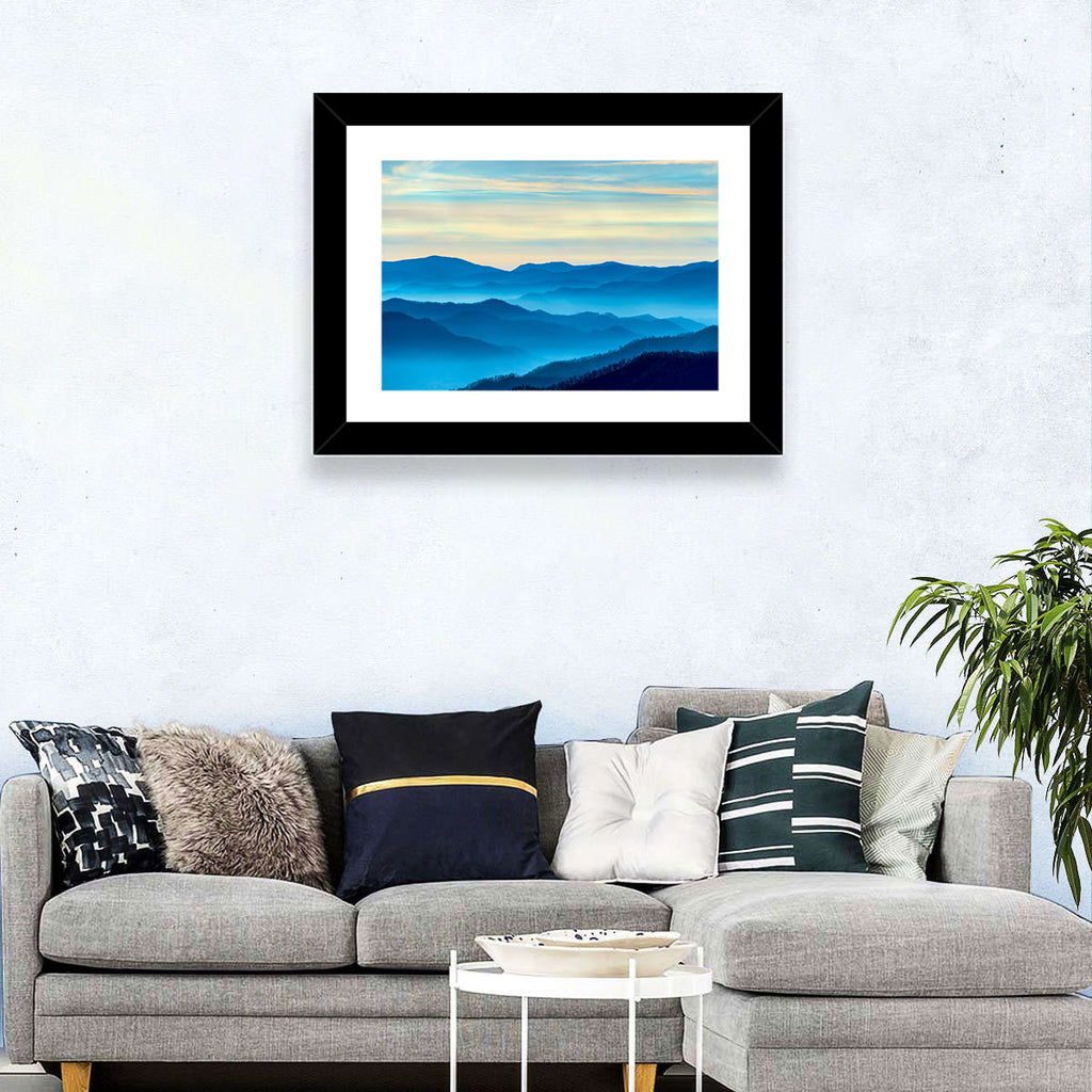 Smoky Mountain Layers at Dawn Wall Art