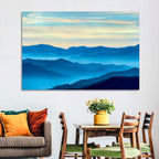 Smoky Mountain Layers at Dawn Wall Art
