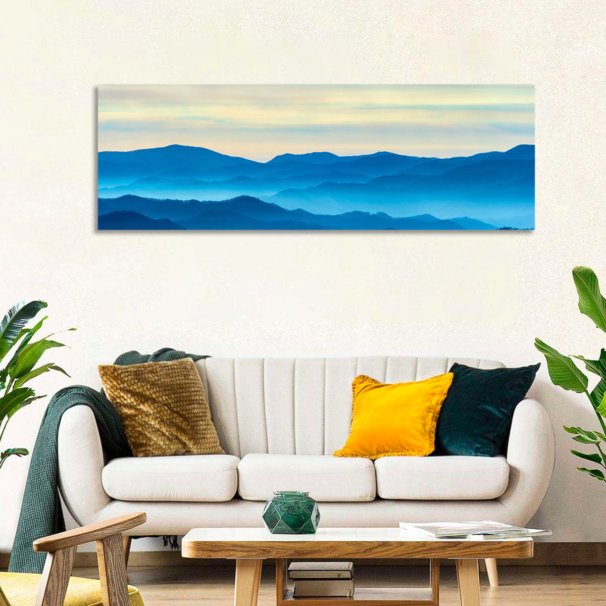 Smoky Mountain Layers at Dawn Wall Art