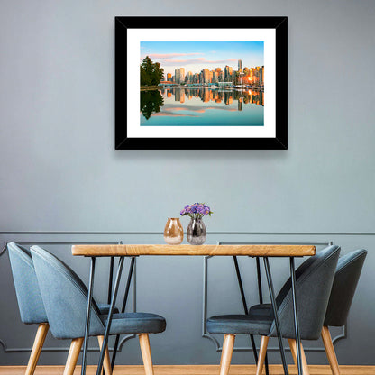 Vancouver Skyline Wall Art