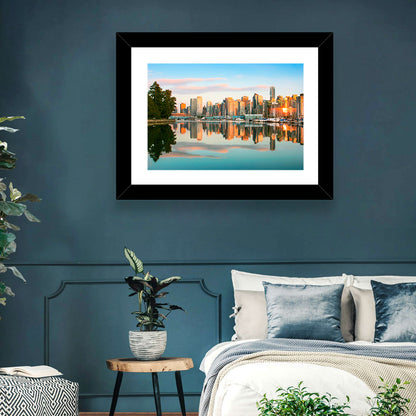 Vancouver Skyline Wall Art