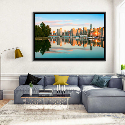 Vancouver Skyline Wall Art