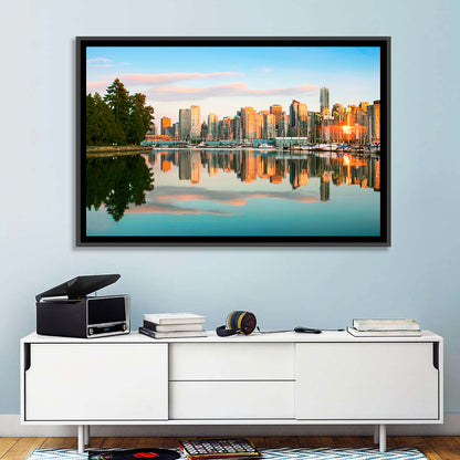 Vancouver Skyline Wall Art