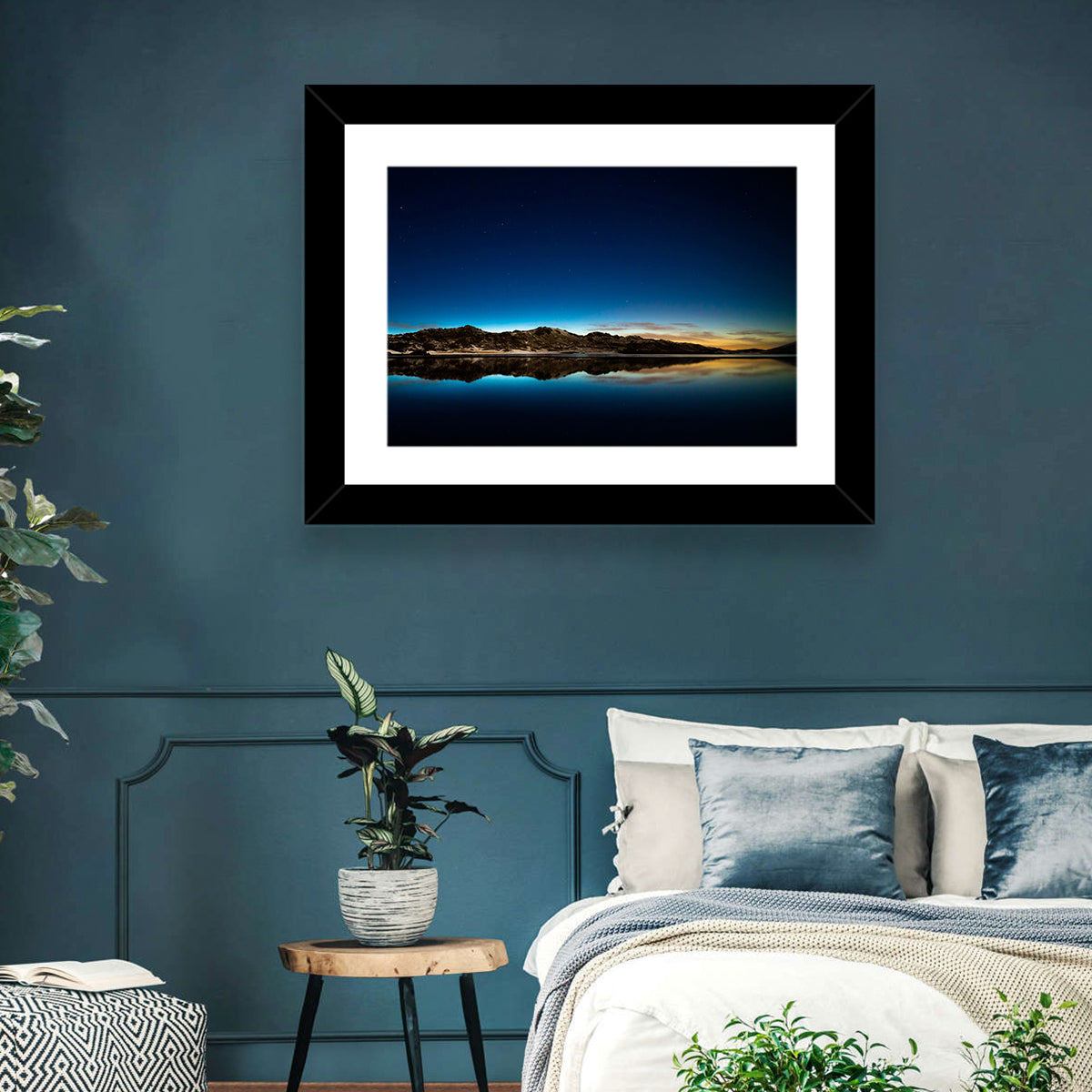Kleifarvatn Lake at Dusk Wall Art