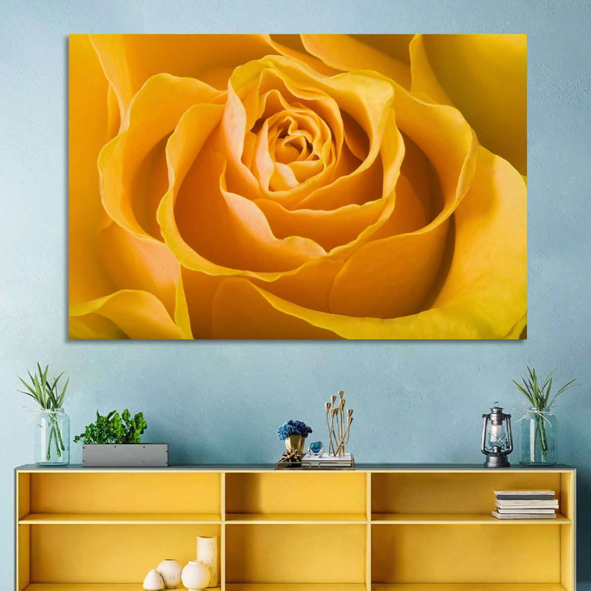 Yellow Rose Wall Art