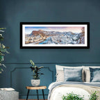 Salzburg Winter Skyline Wall Art