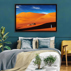 Solitary Figure on Sahara Dunes Wall Art