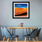 Solitary Figure on Sahara Dunes Wall Art