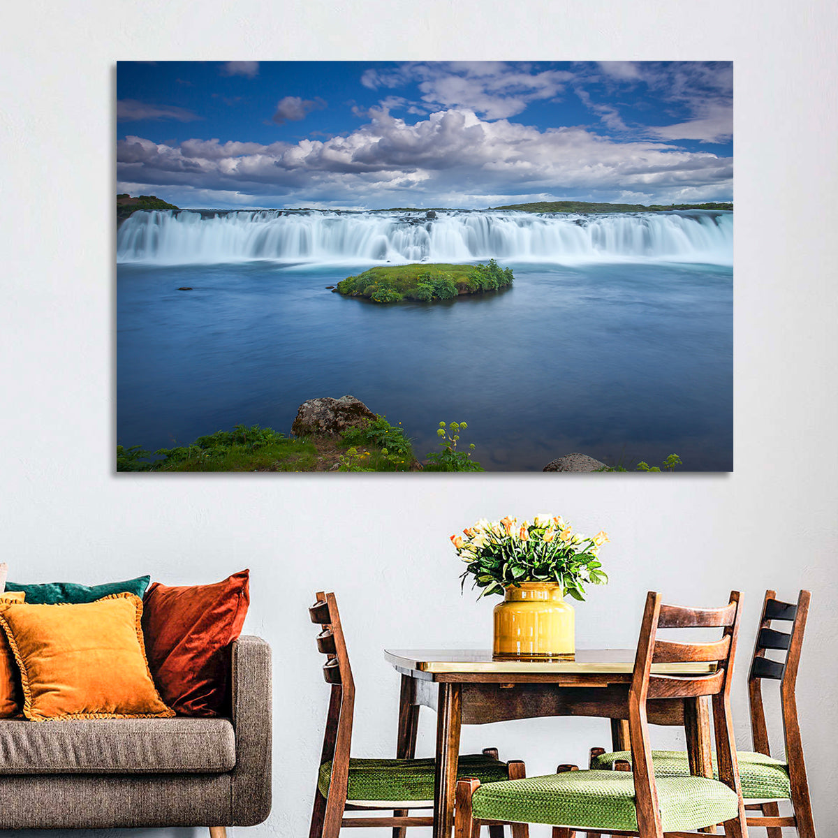 Faxi Waterfall Long Exposure Wall Art