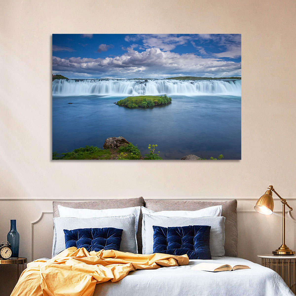 Faxi Waterfall Long Exposure Wall Art