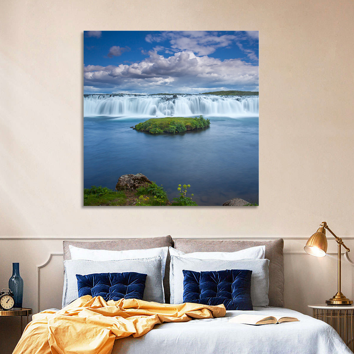 Faxi Waterfall Long Exposure Wall Art