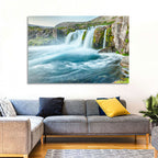 Dynjandi Waterfall Mist and Moss Wall Art