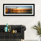Manama Golden Hour Skyline Wall Art