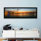 Manama Golden Hour Skyline Wall Art