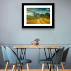 Golden Country Road Wall Art