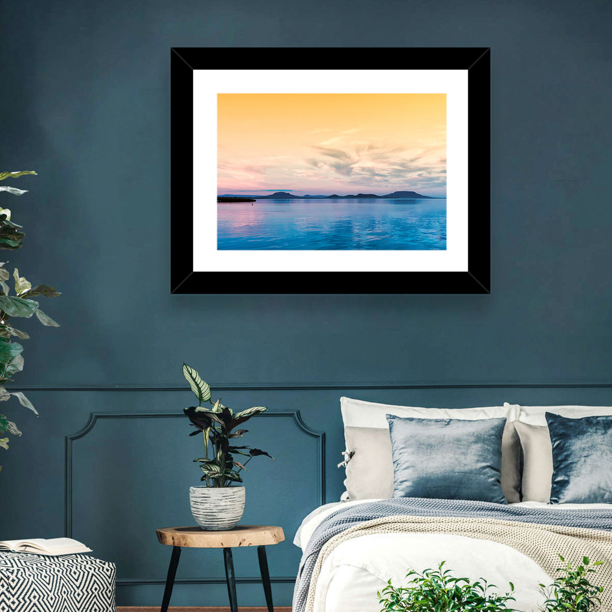 Lake Balaton at Golden Hour Wall Art