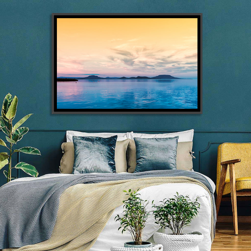 Lake Balaton at Golden Hour Wall Art