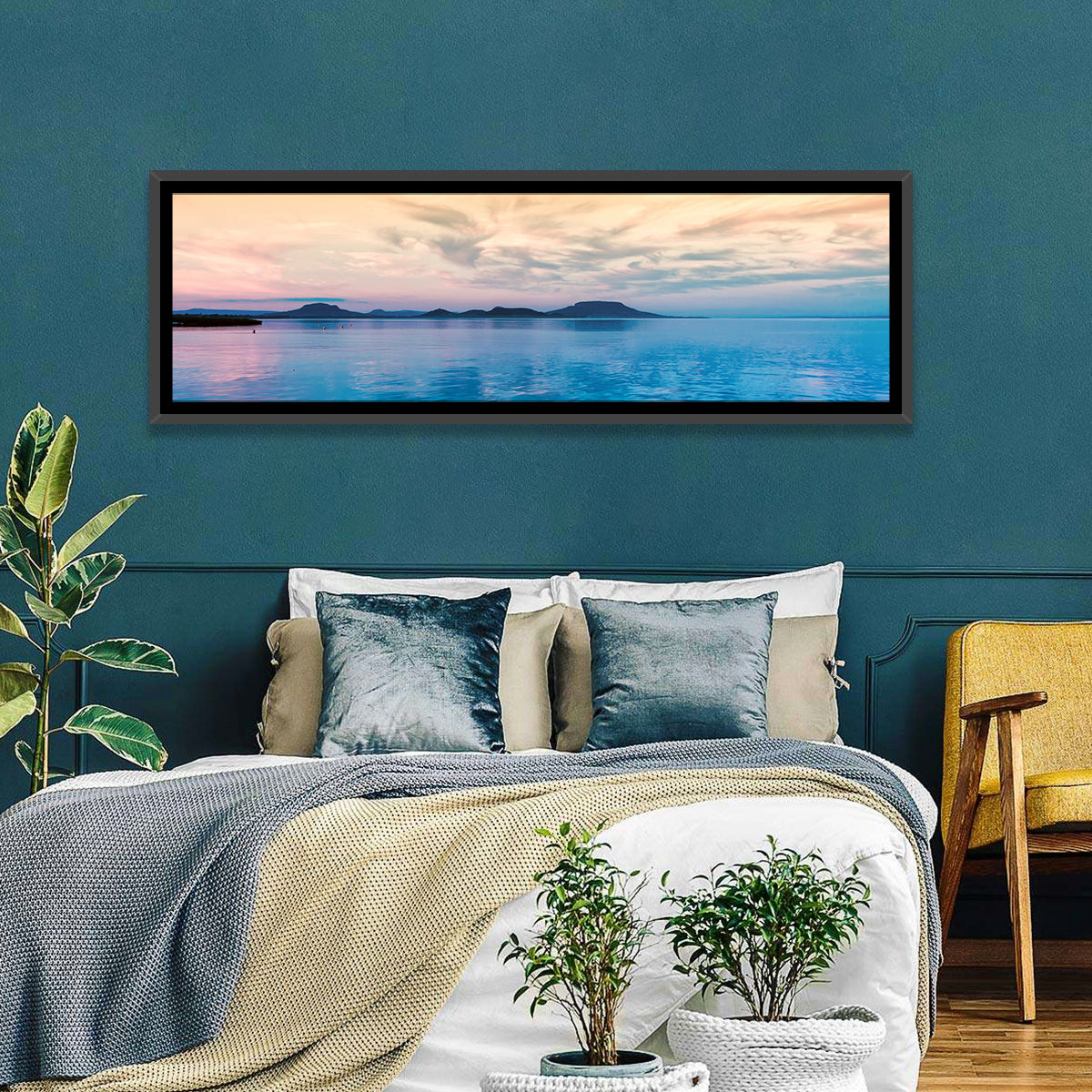 Lake Balaton at Golden Hour Wall Art