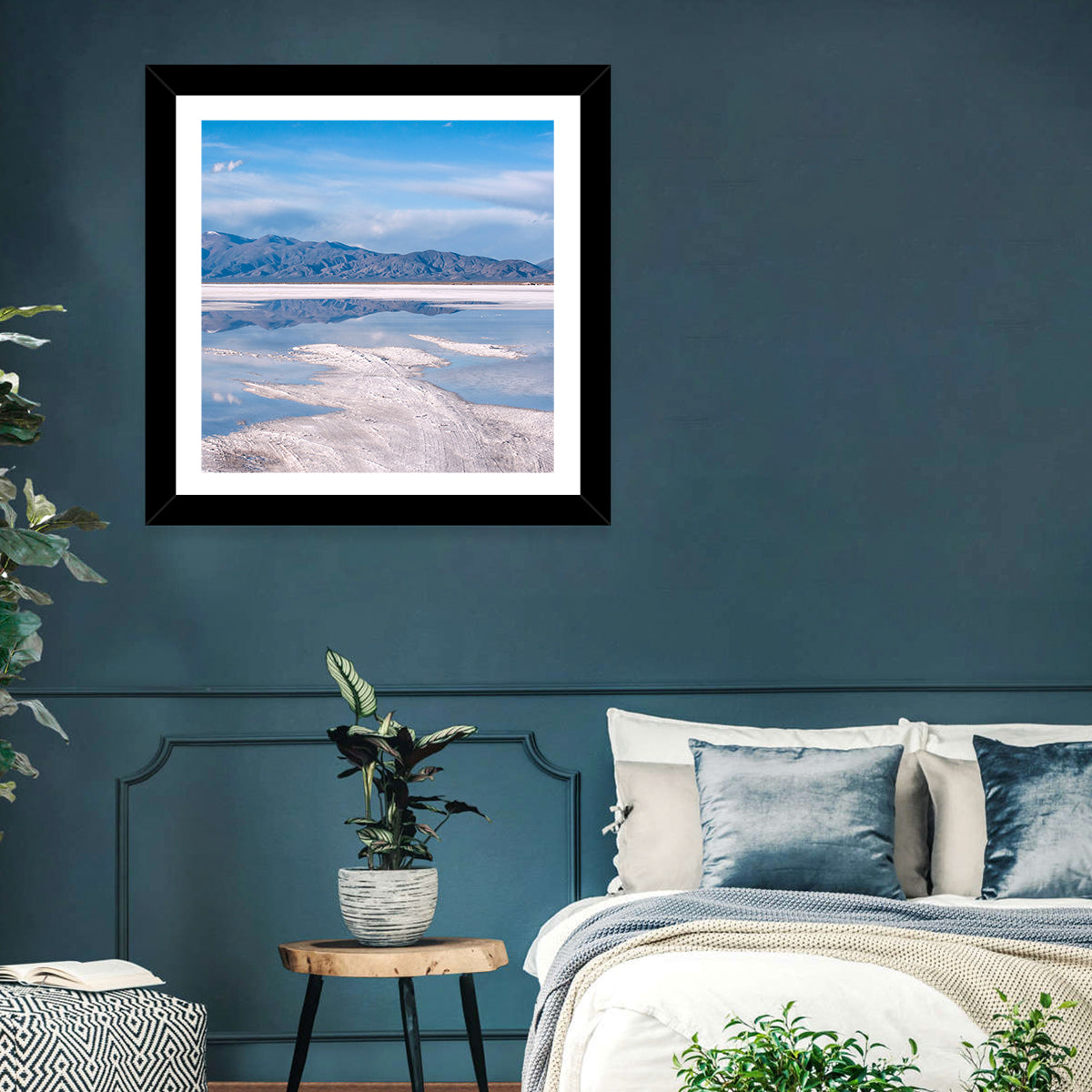 Salinas Grandes Salt Flats Wall Art in a room, landscape