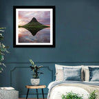 Kirkjufell Sunset Reflection Wall Art