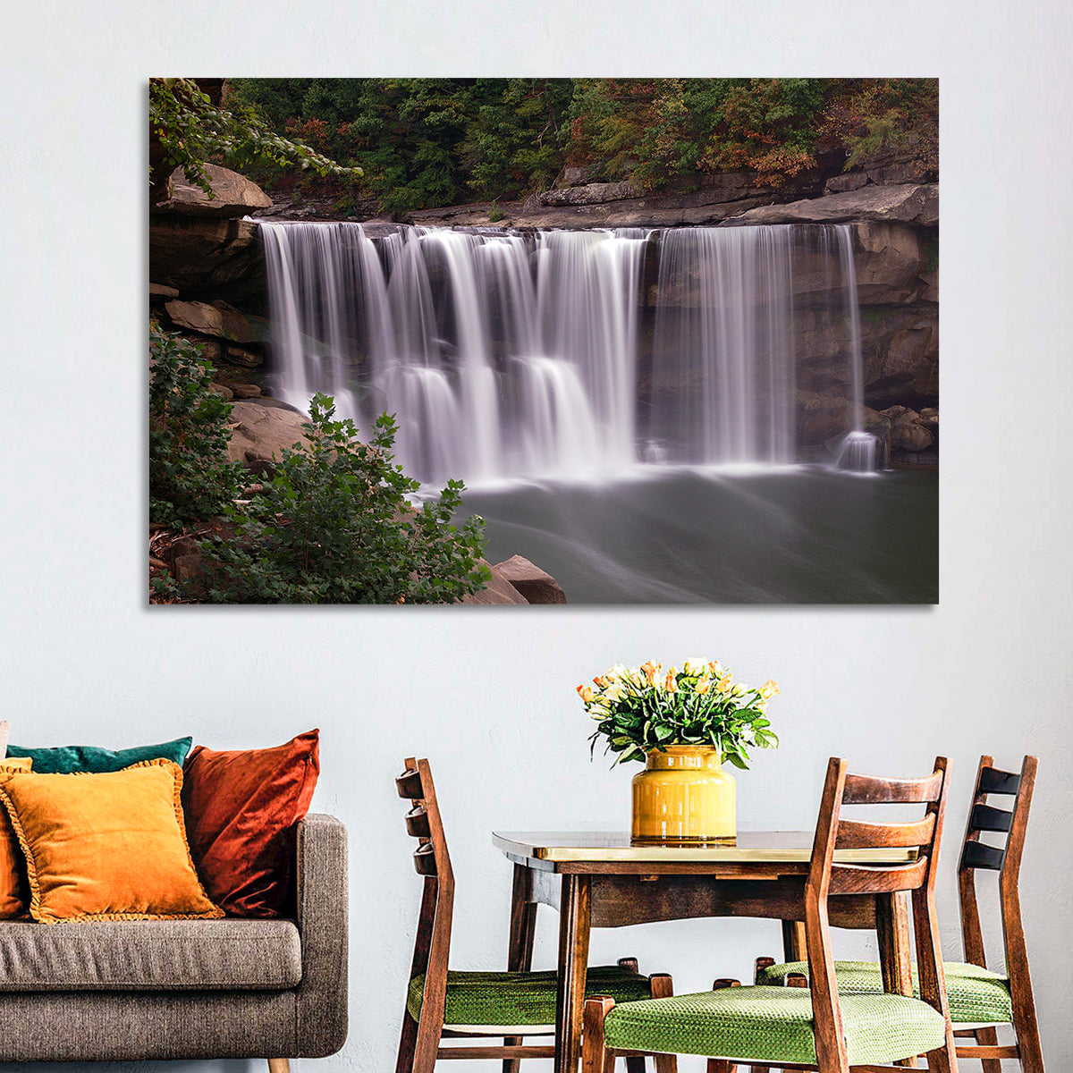 Cumberland Falls, Kentucky Wall Art in a room, landscape