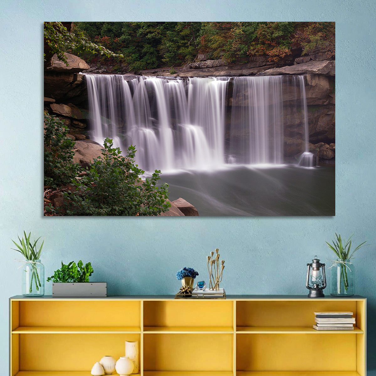 Cumberland Falls, Kentucky Wall Art in a room, landscape