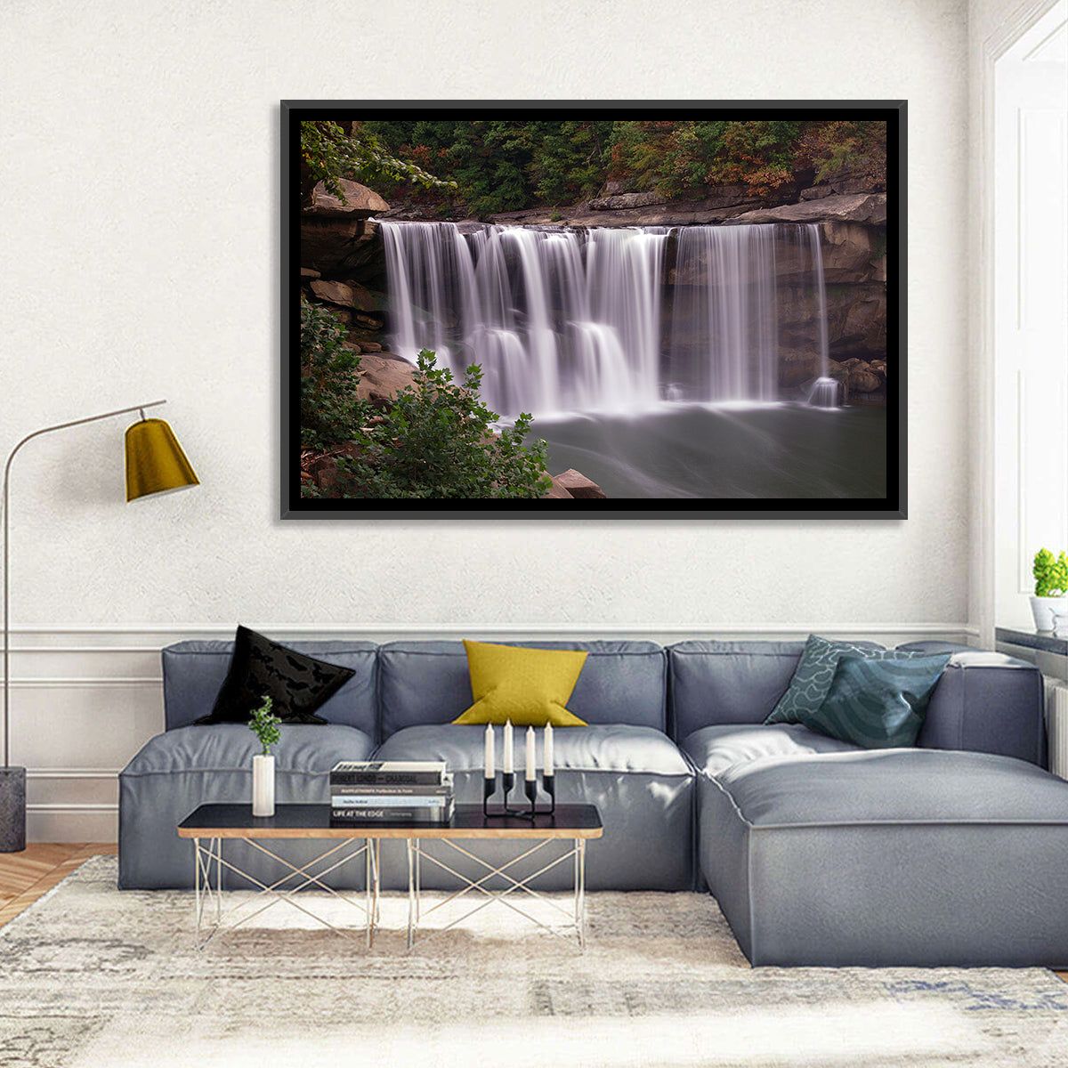 Cumberland Falls, Kentucky Wall Art in a room, landscape