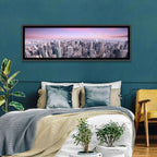 Midtown Manhattan Skyline in Purple Haze Wall Art