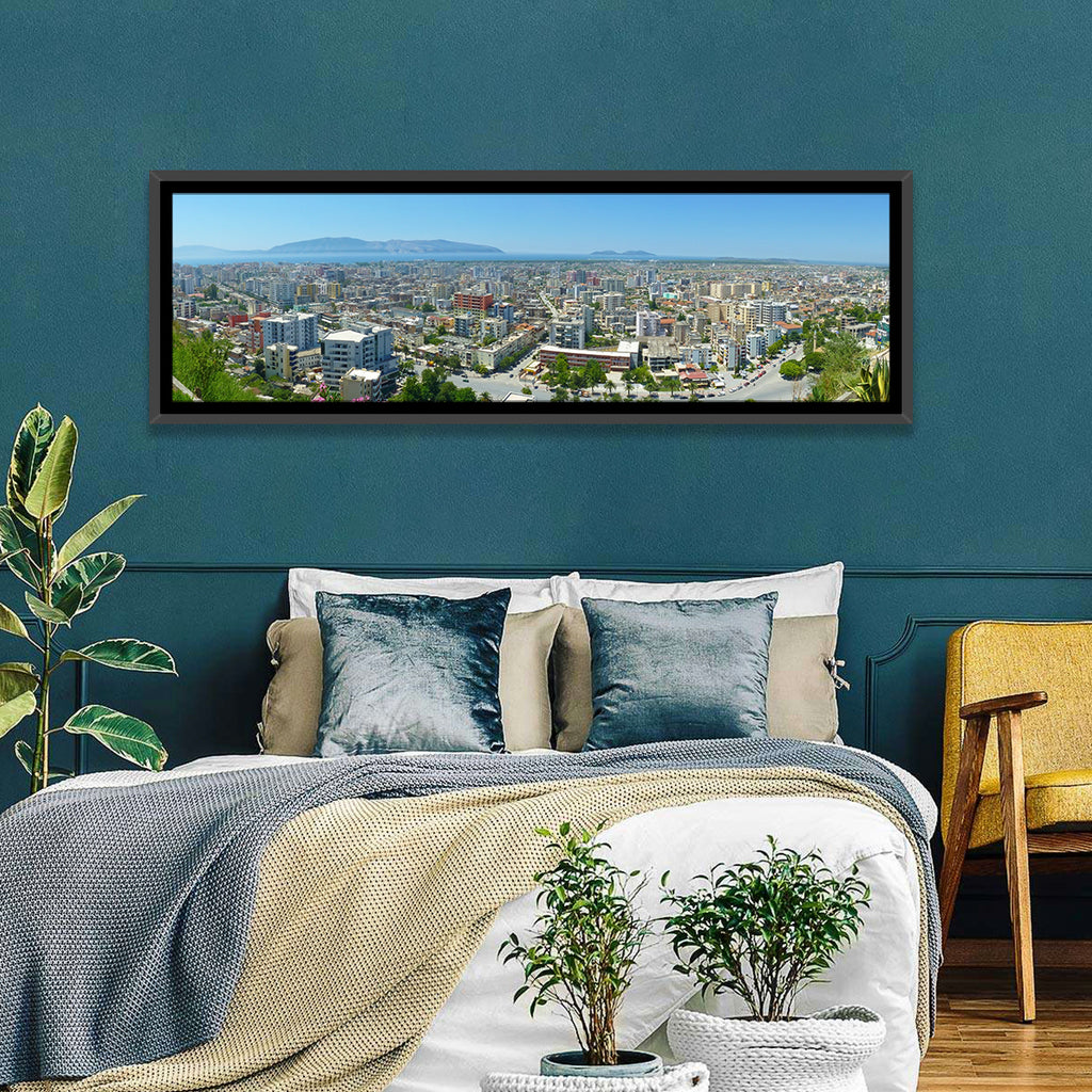 Vlore Coastal Cityscape Wall Art