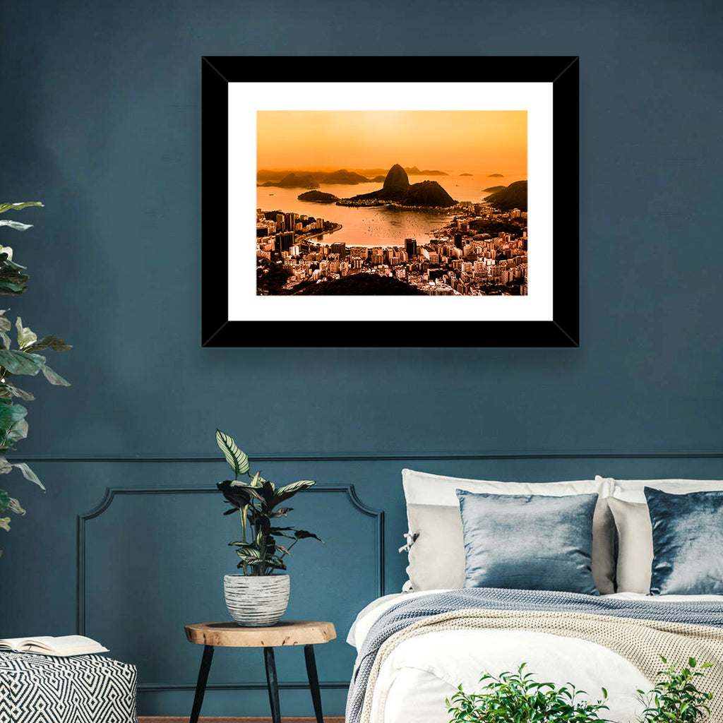 Sugarloaf Over Guanabara Bay Wall Art