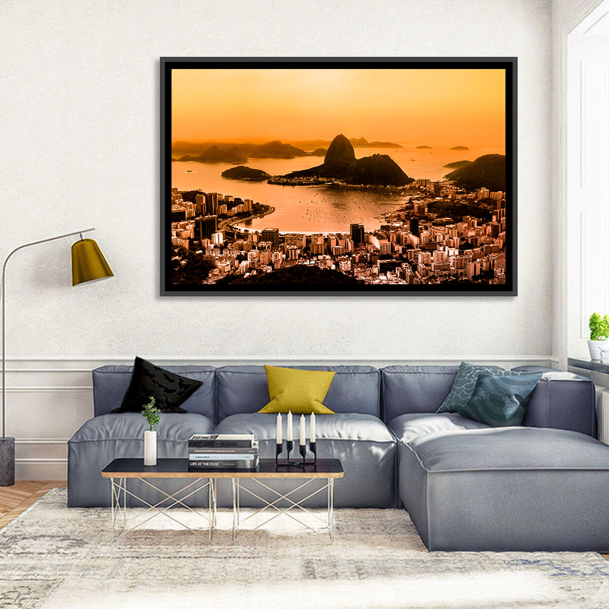 Sugarloaf Over Guanabara Bay Wall Art