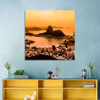 Sugarloaf Over Guanabara Bay Wall Art