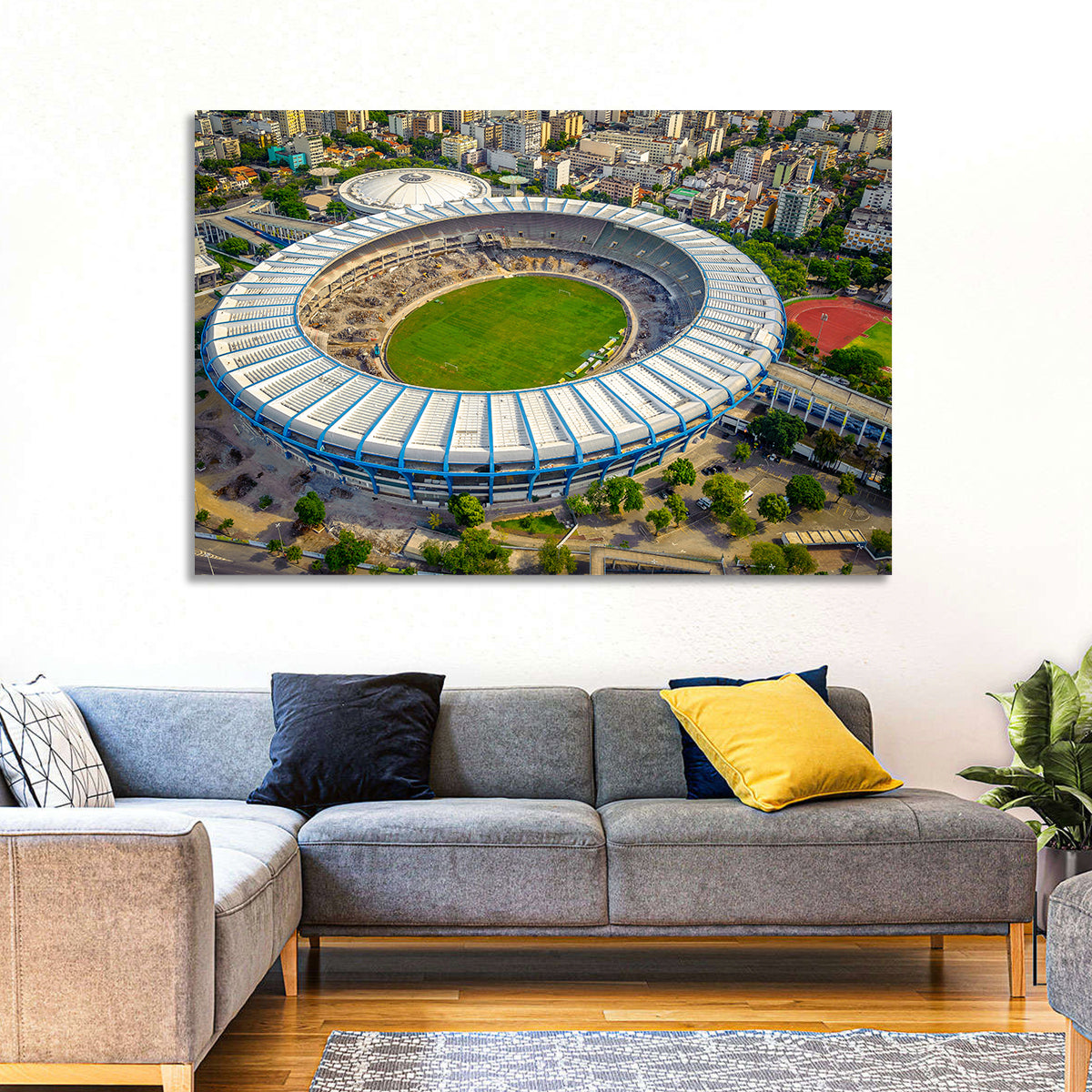 Maracanã Stadium Aerial View Wall Art