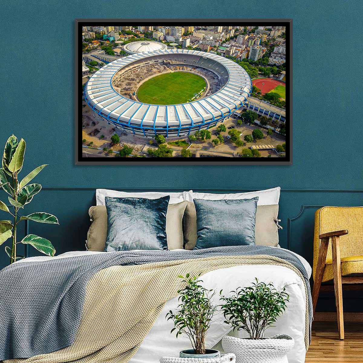Maracanã Stadium Aerial View Wall Art