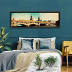 Oberbaum Bridge with Yellow Train Wall Art