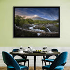 Osorno Volcano at Petrohue Falls Wall Art