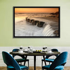 Breakwater at Golden Hour Wall Art