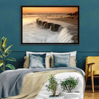 Breakwater at Golden Hour Wall Art