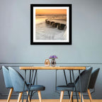 Breakwater at Golden Hour Wall Art