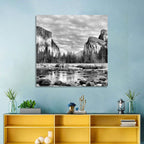 Yosemite Valley Winter View Wall Art