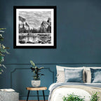Yosemite Valley Winter View Wall Art