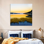 Lapland Lake Sunrise Wall Art