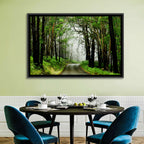 Misty Eucalyptus Road Wall Art