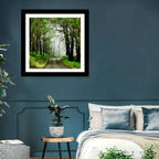 Misty Eucalyptus Road Wall Art
