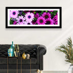 Pink and Purple Daisies Wall Art